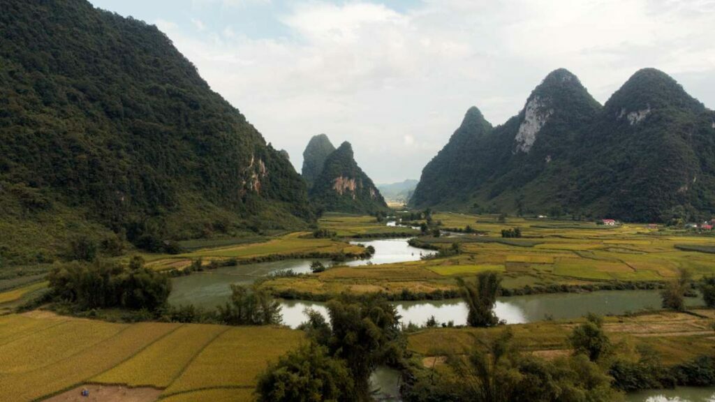 Phong Nam Valley, Cao Bang, Vietnam