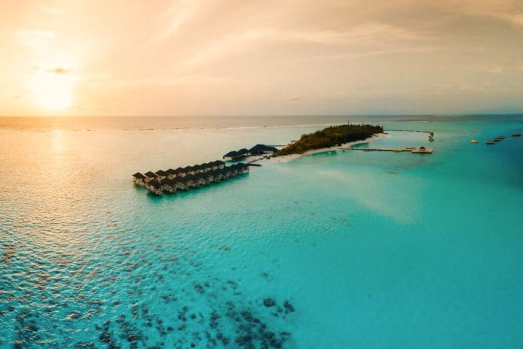 Summer Island Maldives Arial