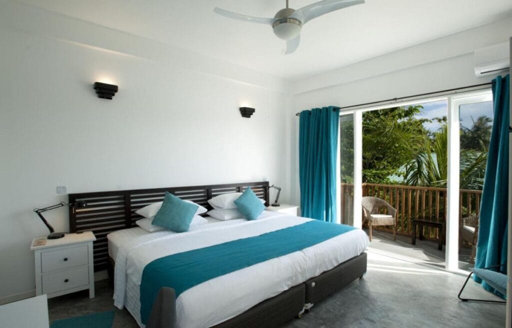 Boutique Beach hotel on Dhigurah Island, Maldives
