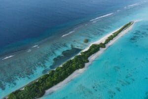 Dhigurah local island in Maldives