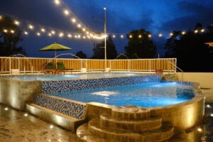 Alt text Hotel Villa Emitta pool with clear blue water